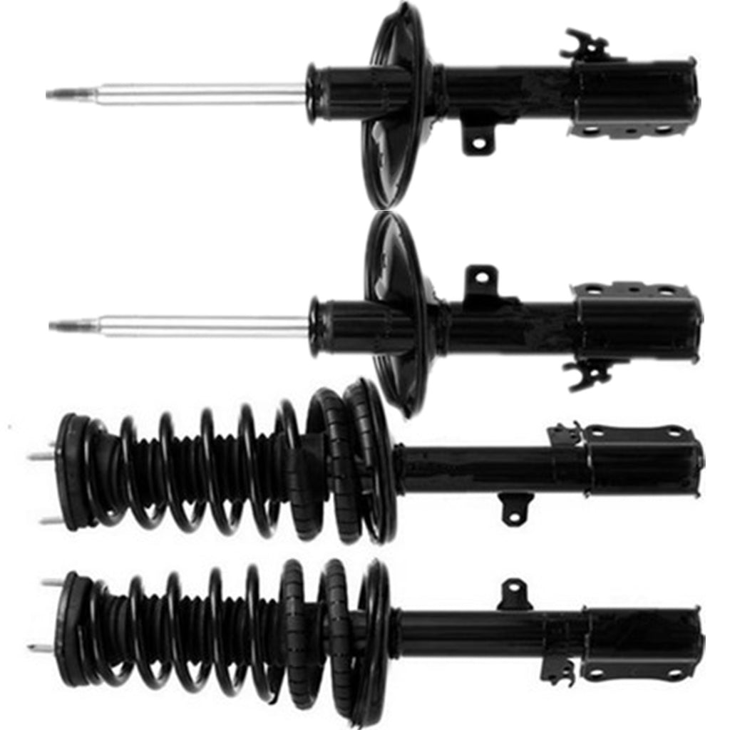 Front BareStruts + Rear Quick Strut Assembly For 1997 - 2001 TOYOTA CAMRY 3.0L