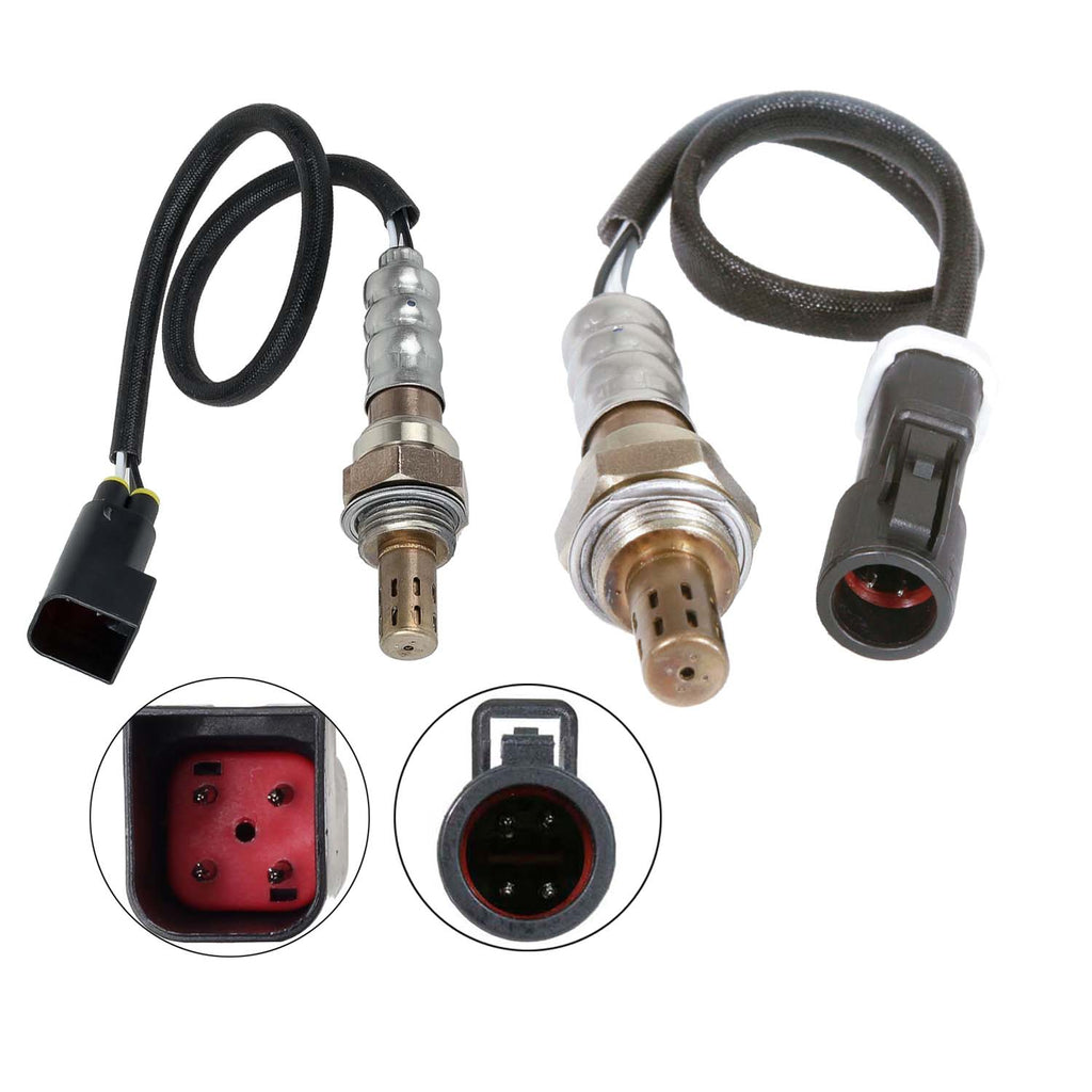 2Pcs Upstream & Downstream O2 Oxygen Sensor For 1999 Ford Contour Mercury 2.5L