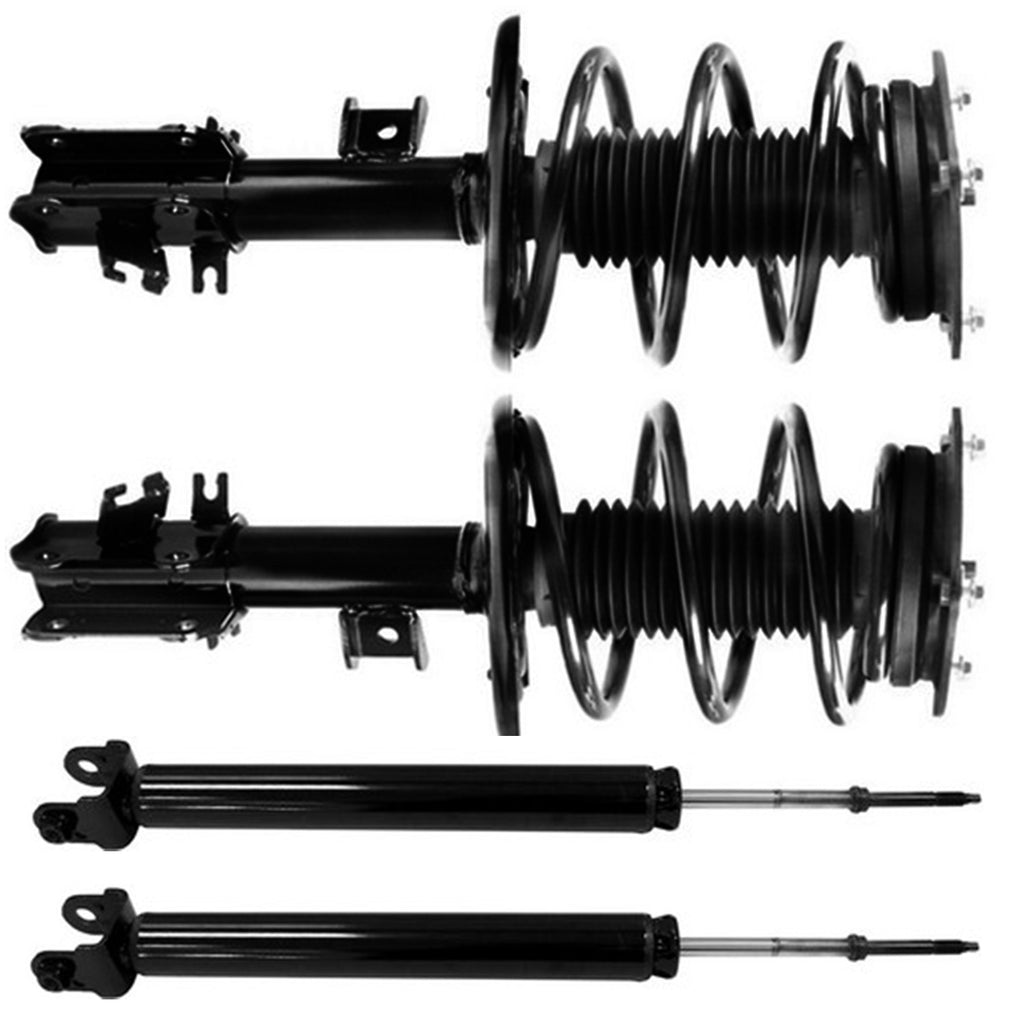 For 2007 - 2012 Nissan Altima 2.5L Front Rear Struts Shocks & Coil Spring