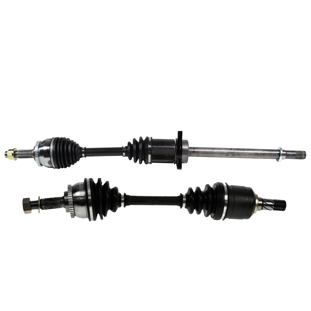 Pair CV Axle Joint Assembly Front For Nissan Maxima Sedan Auto CVT Trans 3.5L V6