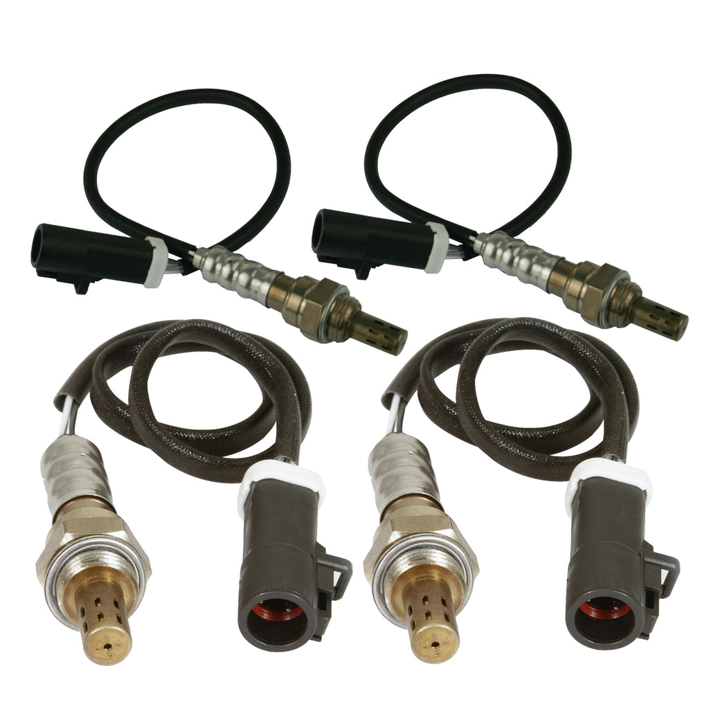 4Pcs Upstream Downstream O2 Oxygen Sensor For Ford F-250 Super Duty 5.4L 6.8L