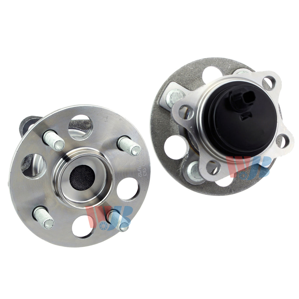 WJB 2 Rear Wheel Hub Bearing Assembly Fit Toyota Prius C Yaris Electric Gas