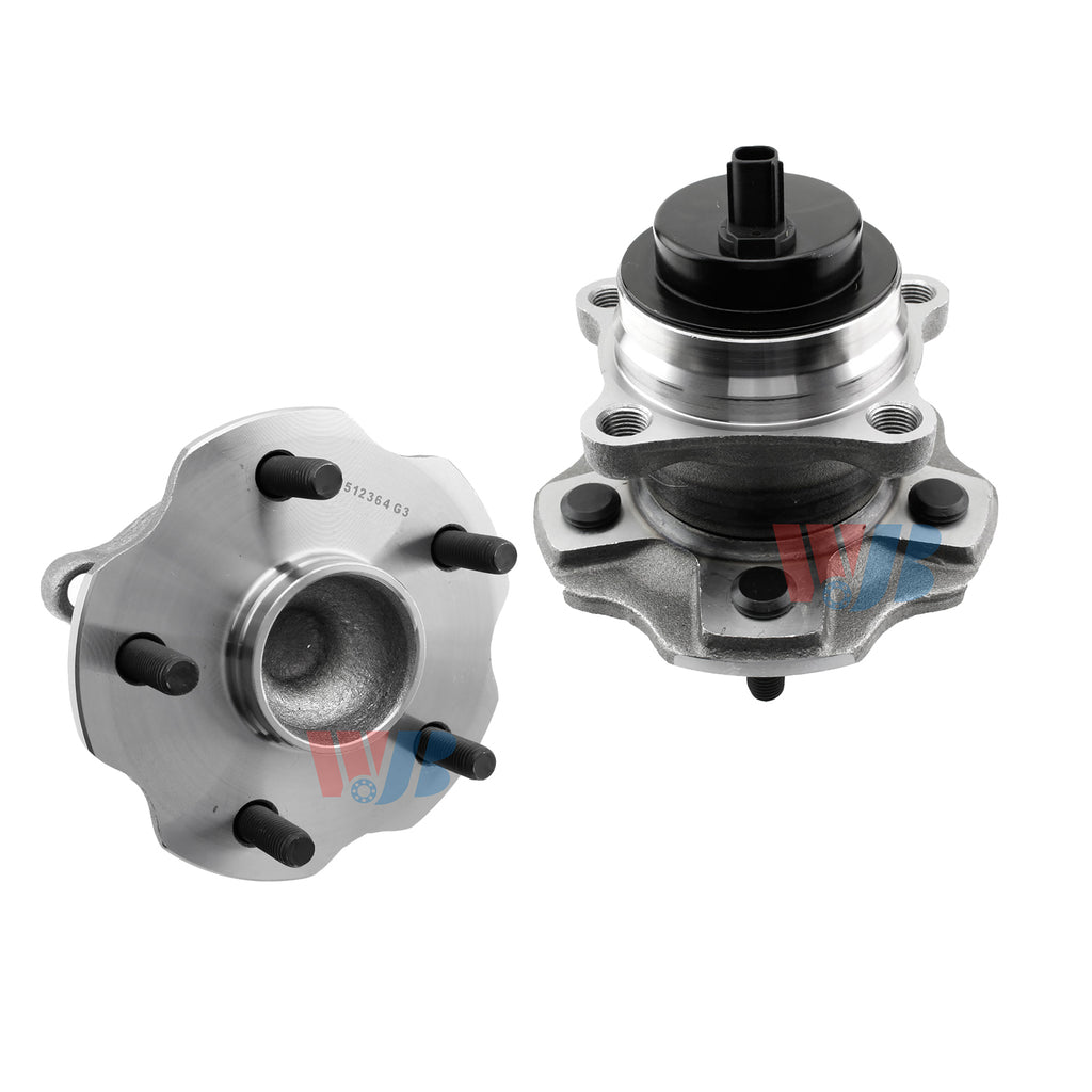 WJB 2 Rear Wheel Hub Bearing Assembly Fit Lexus RX350 RX450H FWD 3.5L V6 16-10