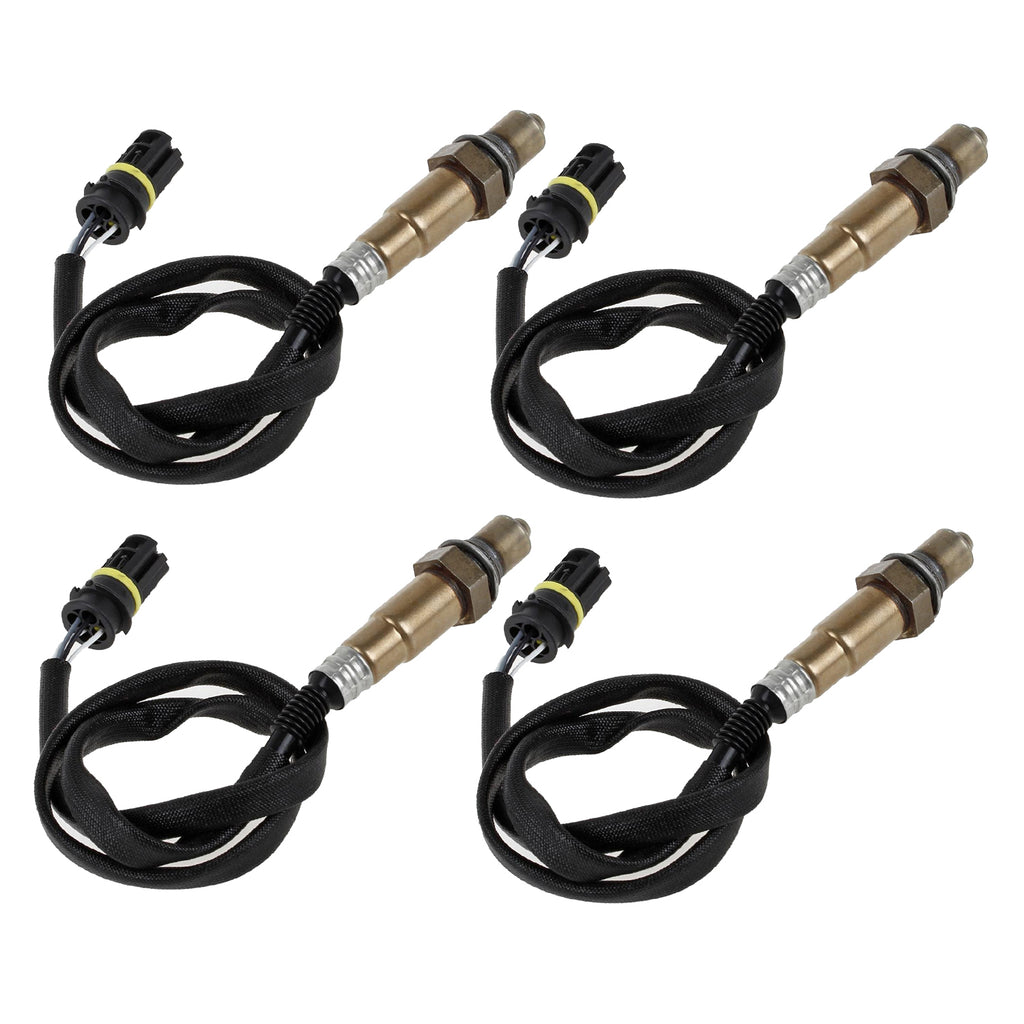 4Pcs Upstream Downstream Oxygen O2 Sensor For Mercedes-Benz E320 E500 3.2L 5.0L