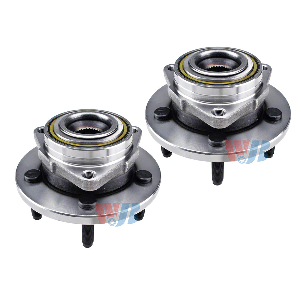 WJB 2 Front Wheel Hub Bearing Assembly Fit Dodge Dakota 2-Wheel ABS 2010