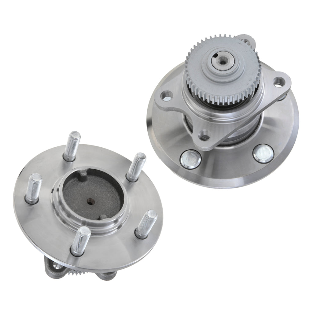 Pair Rear Wheel Hub Bearing Assembly For Kia Hyundai w/o ABS 2.4L 2.7L 4 Cyl