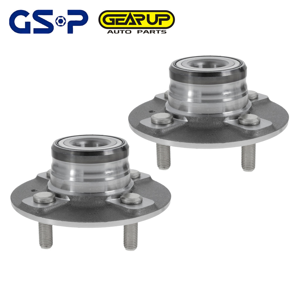 Pair Rear Wheel Hub Bearing Assembly 512193 For Hyundai Accent GT GLS 2008-2016