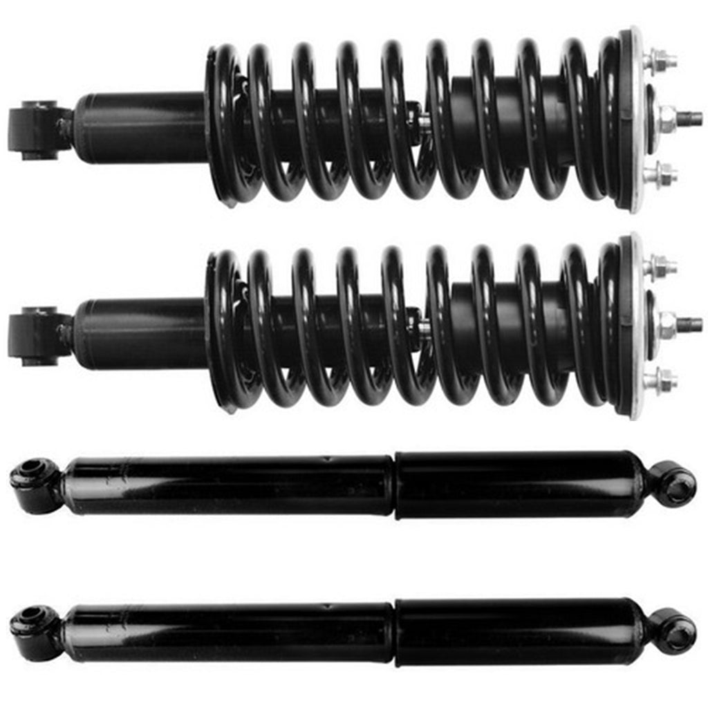 For 2008 - 2018 Nissan Frontier 2.5L Front Struts & Coil Springs Rear Shocks