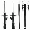 Front Struts & Rear Shocks For 07-12 Toyota Yaris / Prius C 2012-2015