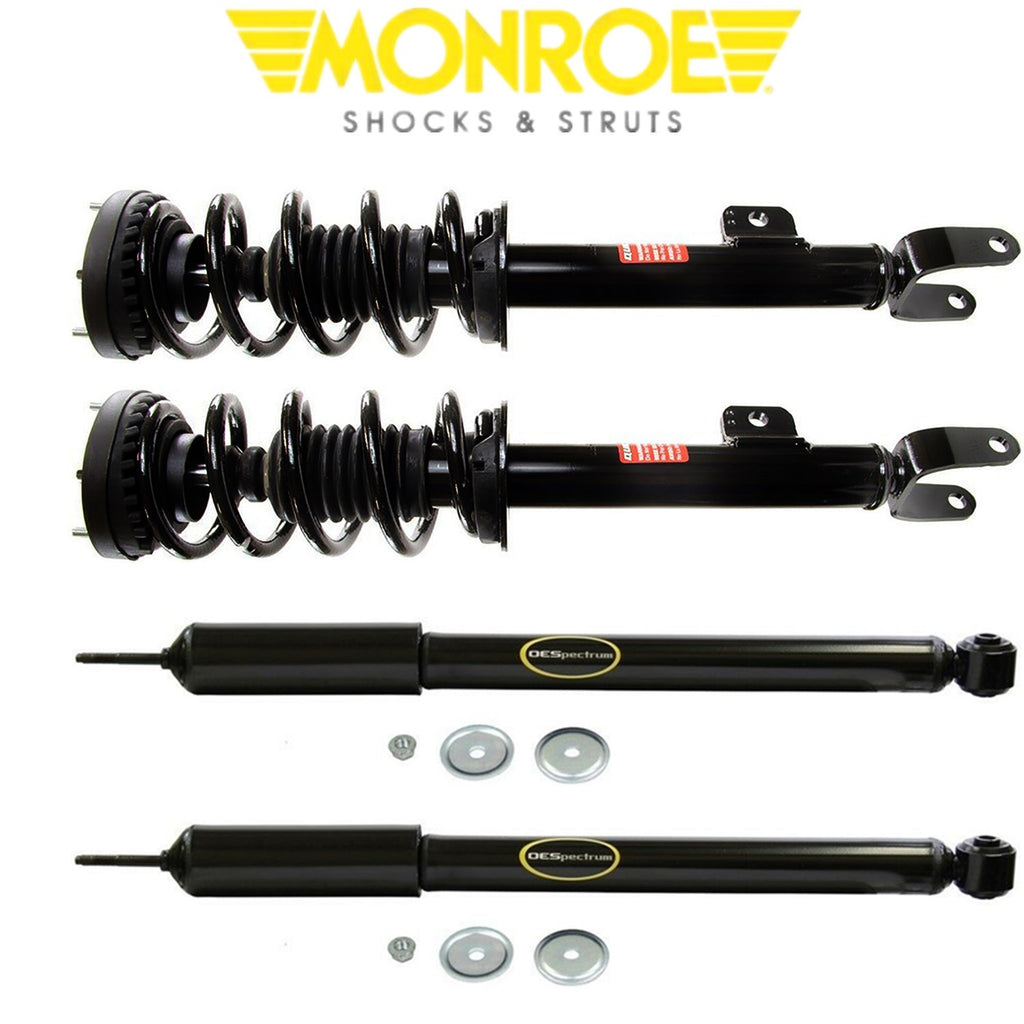 For 2012-2019 Dodge Challenger R/T RWD Monroe Front Quick Struts & Rear Shocks