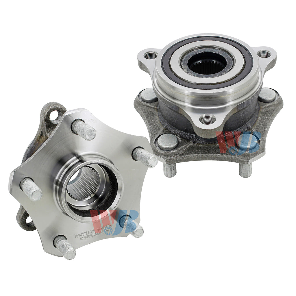 WJB 2 Front Wheel Hub Bearing Assembly Fit Suzuki Kizashi SE SLS GLS GTS 10-13