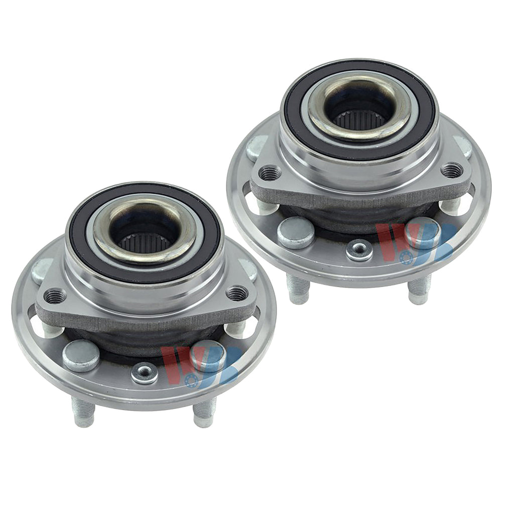 WJB 2 Rear Front Wheel Hub Bearing Assembly Fit Allure Chevy Malibu Equinox