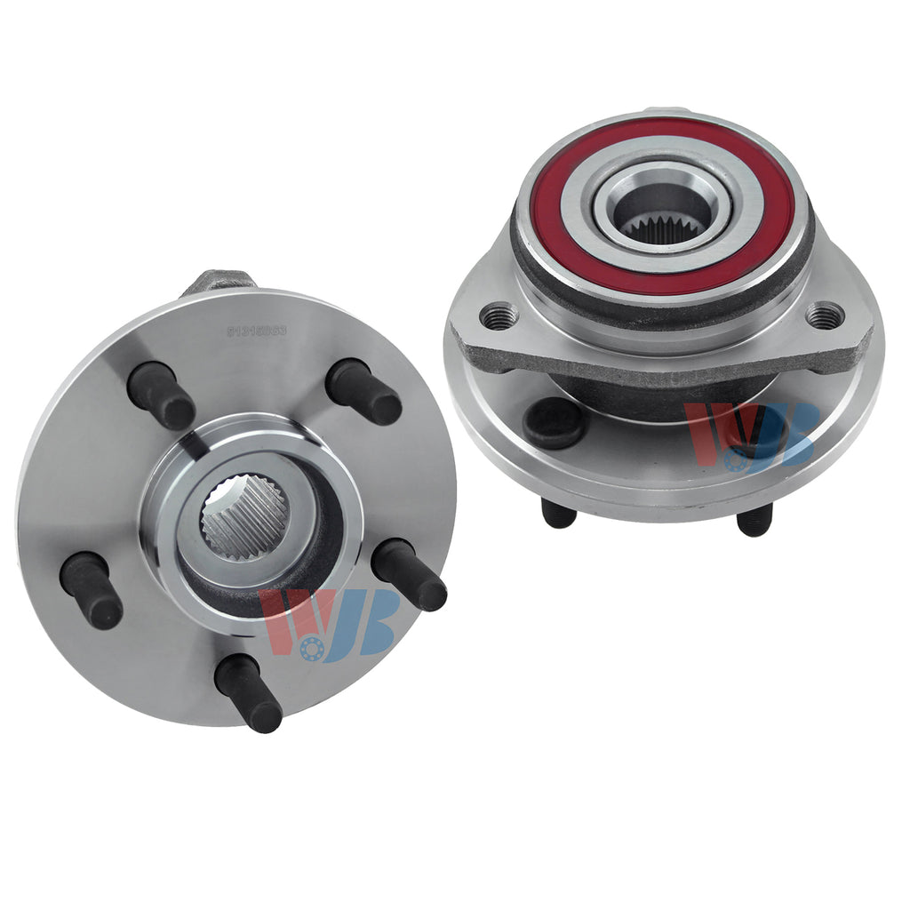 2X Front Wheel Hub Bearing Assembly fit JEEP Cherokee Wrangler TJ Rybicon 99-06