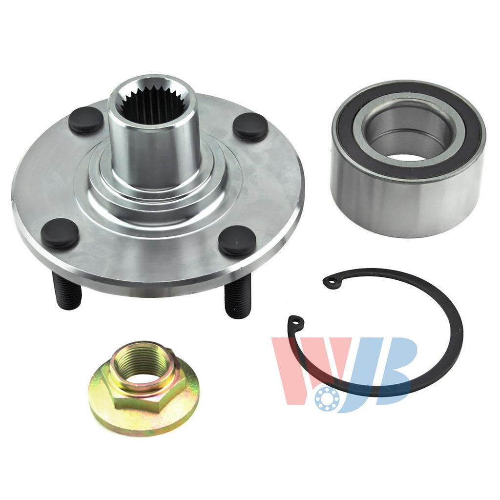 WJB Front Wheel Hub Bearing Repair Kit Assembly For Ford Focus 2000-2011