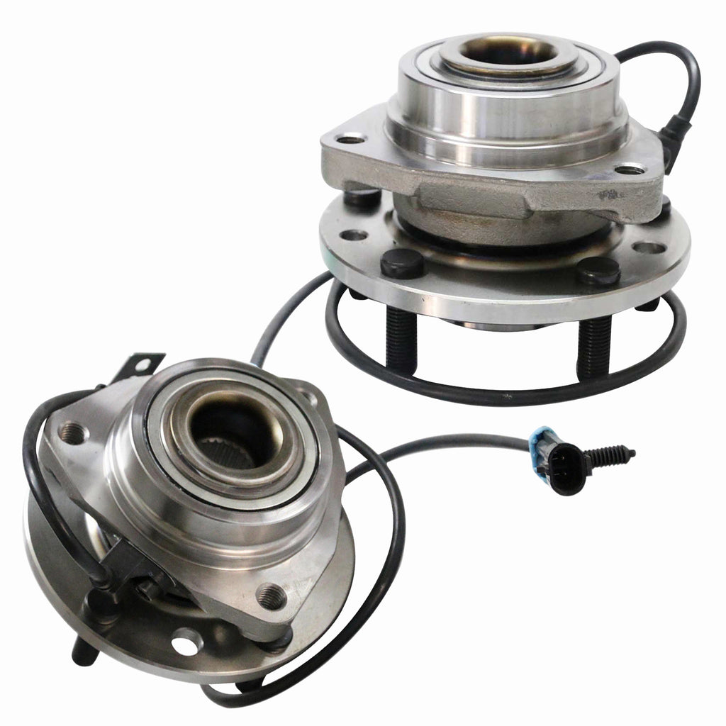 GSP New 1 Pair Front Wheel Hub Bearing Assembly For Chevy S 10  Blazer 4x4 SUV