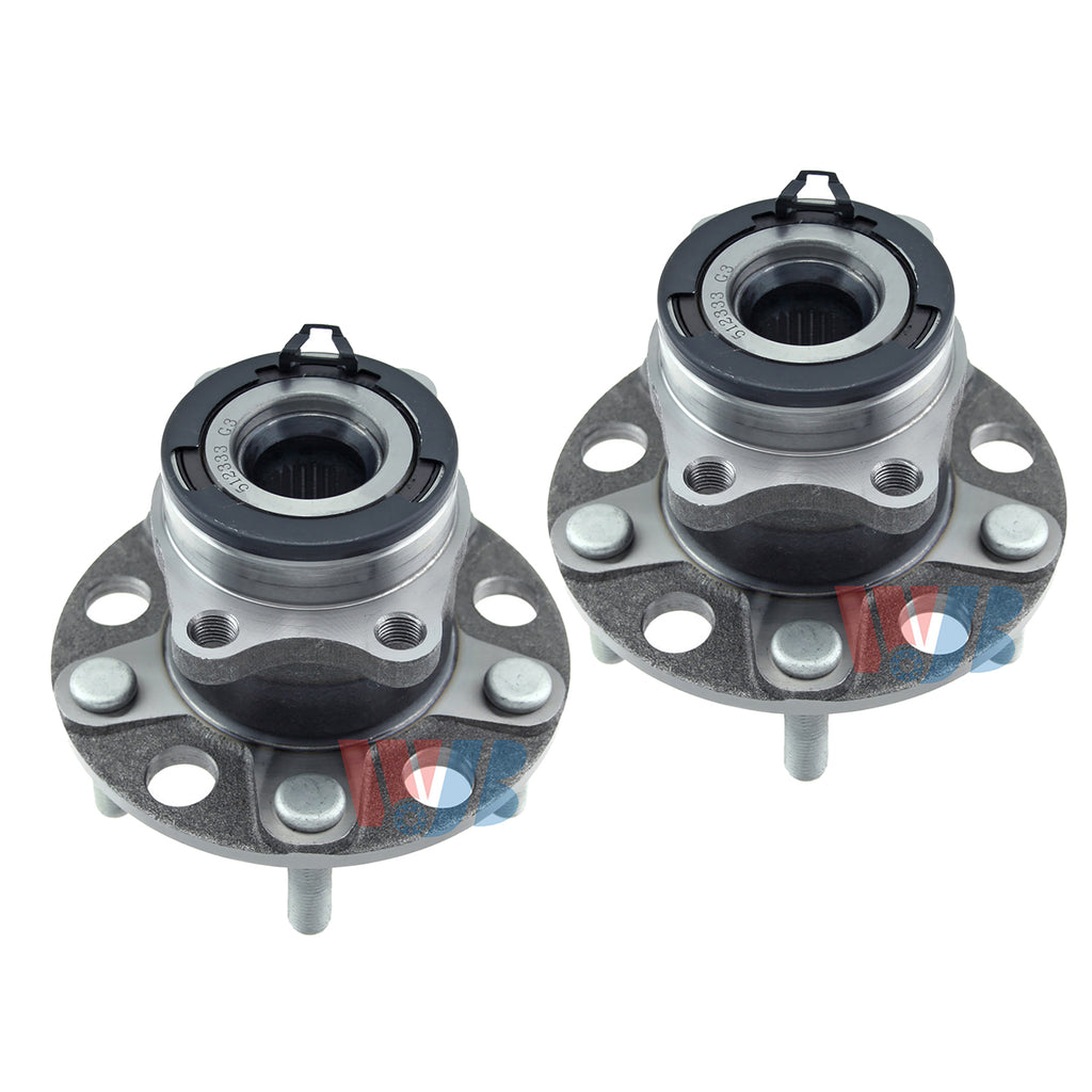 Pair Rear Wheel Hub Bearing Assembly Fit Caliber Jeep Compass Patriot 4WD AWD