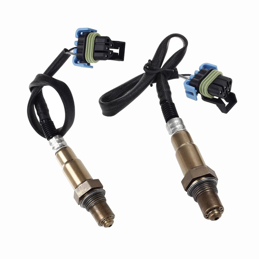 2Pcs Downstream O2 Oxygen Sensor For Buick Cadillac Chevrolet GMC Saab V6 3.0L