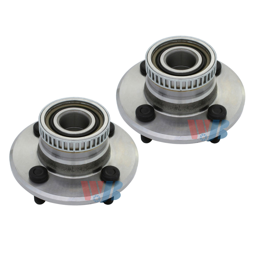 WJB 2 PCs Rear Wheel Hub Bearing Assembly Fit Dodge Neon Plymouth 4 Stud 1995