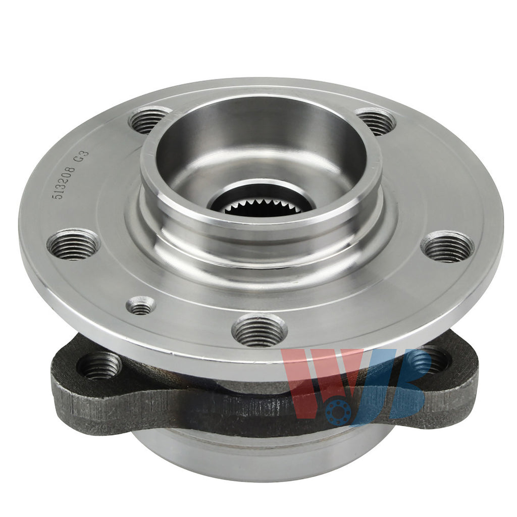 WJB Front Wheel Hub Bearing Assembly For Volvo XC90 AWD FWD w/36 Splines 07-03