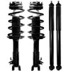 Quick Struts Front & Rear Shocks Fit 2006 - 2011 Honda Civic 172286 172287 5609