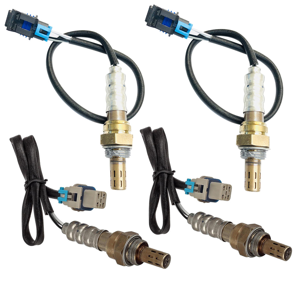 4Pcs Upstream & Downstream O2 Oxygen Sensor For 2007 Cadillac CTS 6.0L