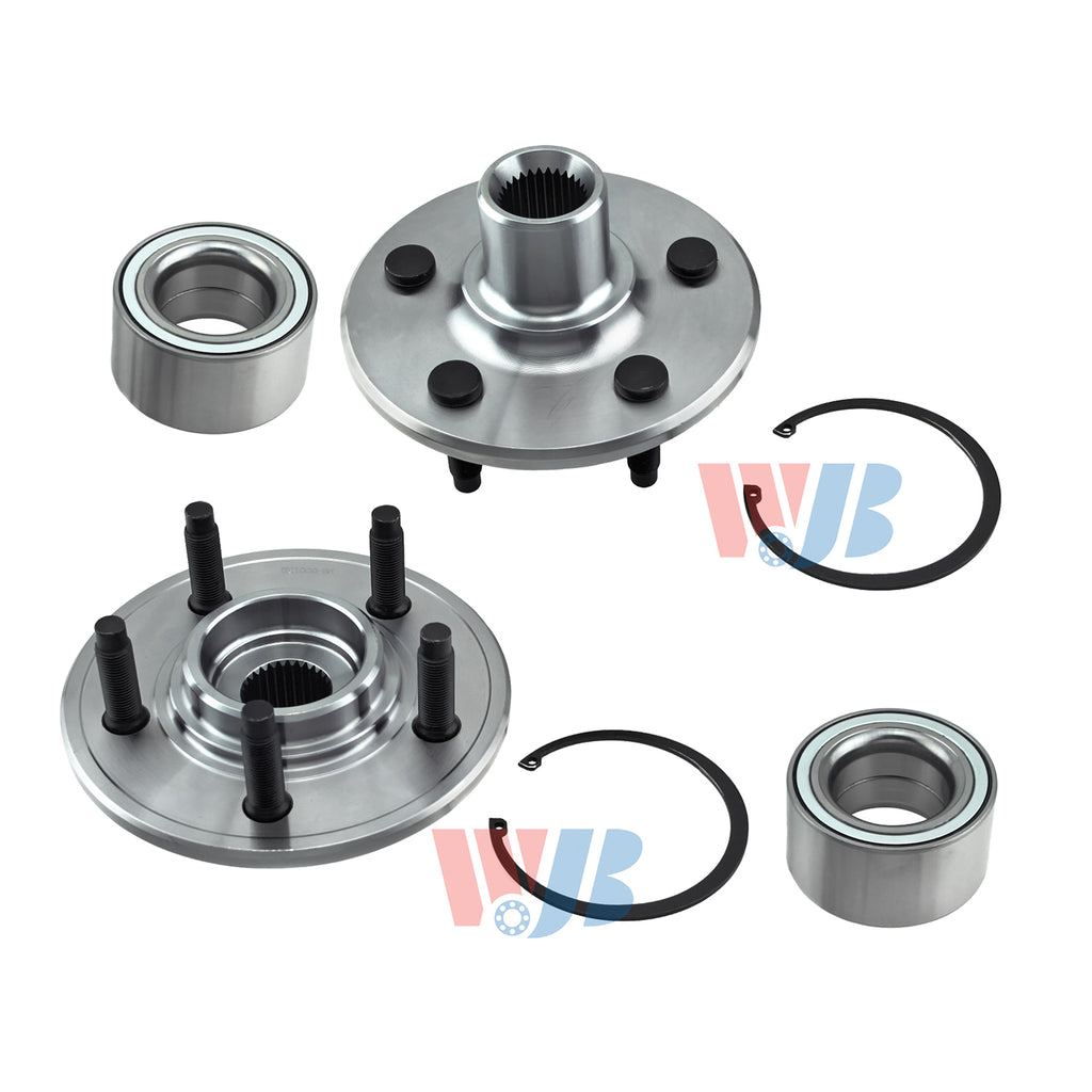 WJB 2 Rear Wheel Hub Bearing Assembly Fit Explorer Sport Trac Aviator