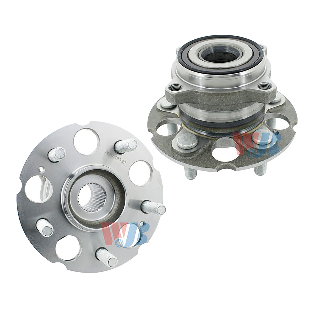 WJB 2 Rear Wheel Hub Bearing Assembly Fit Honda Crosstour EXL EX EX-L Hatchback