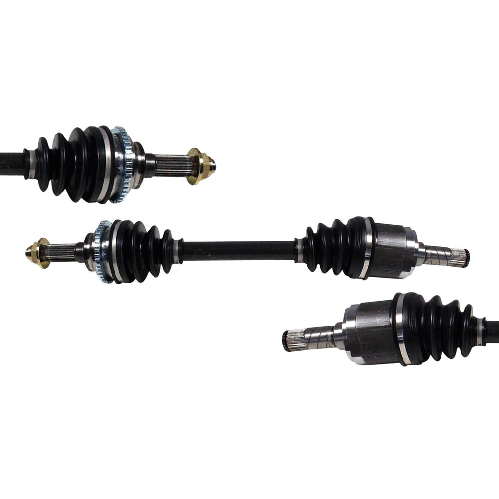 Pair Front CV Axle Joint Shaft ForMazda Protege LX Sedan Auto Trans 1.6L 2.0L