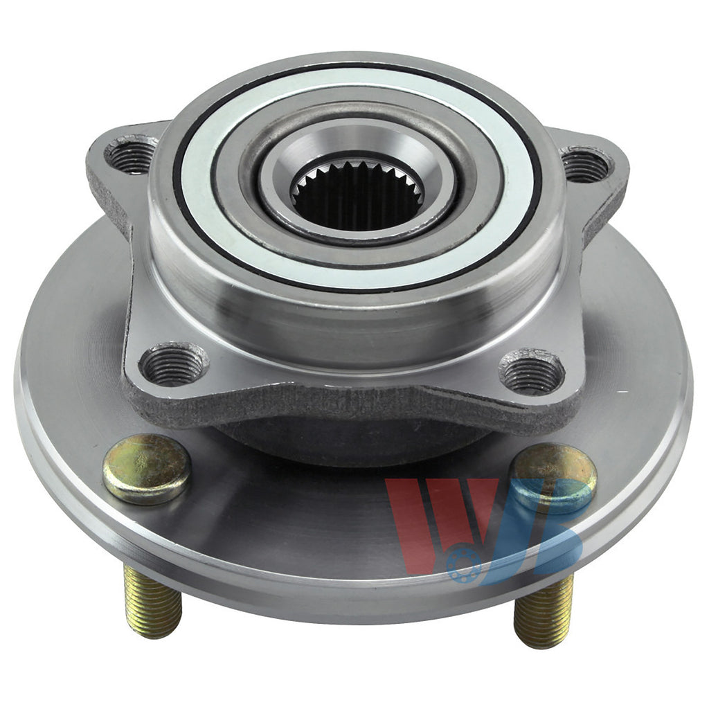 WJB Front Wheel Hub Bearing Assembly For Mitsubishi Galant FWD 4 Studs 94-03