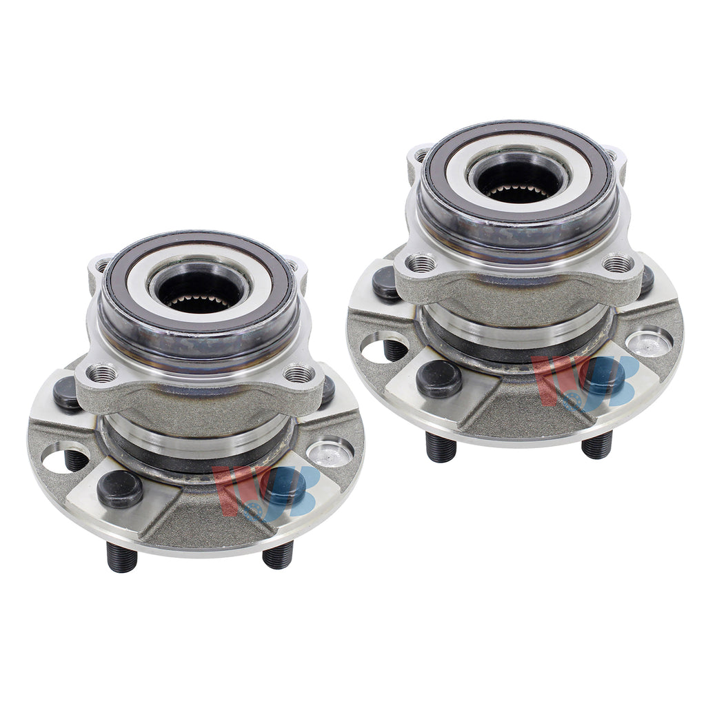 WJB 2 Rear Wheel Hub Bearing Assembly Fit Lexus LS600h 2008-2016 LS460 2007-2016