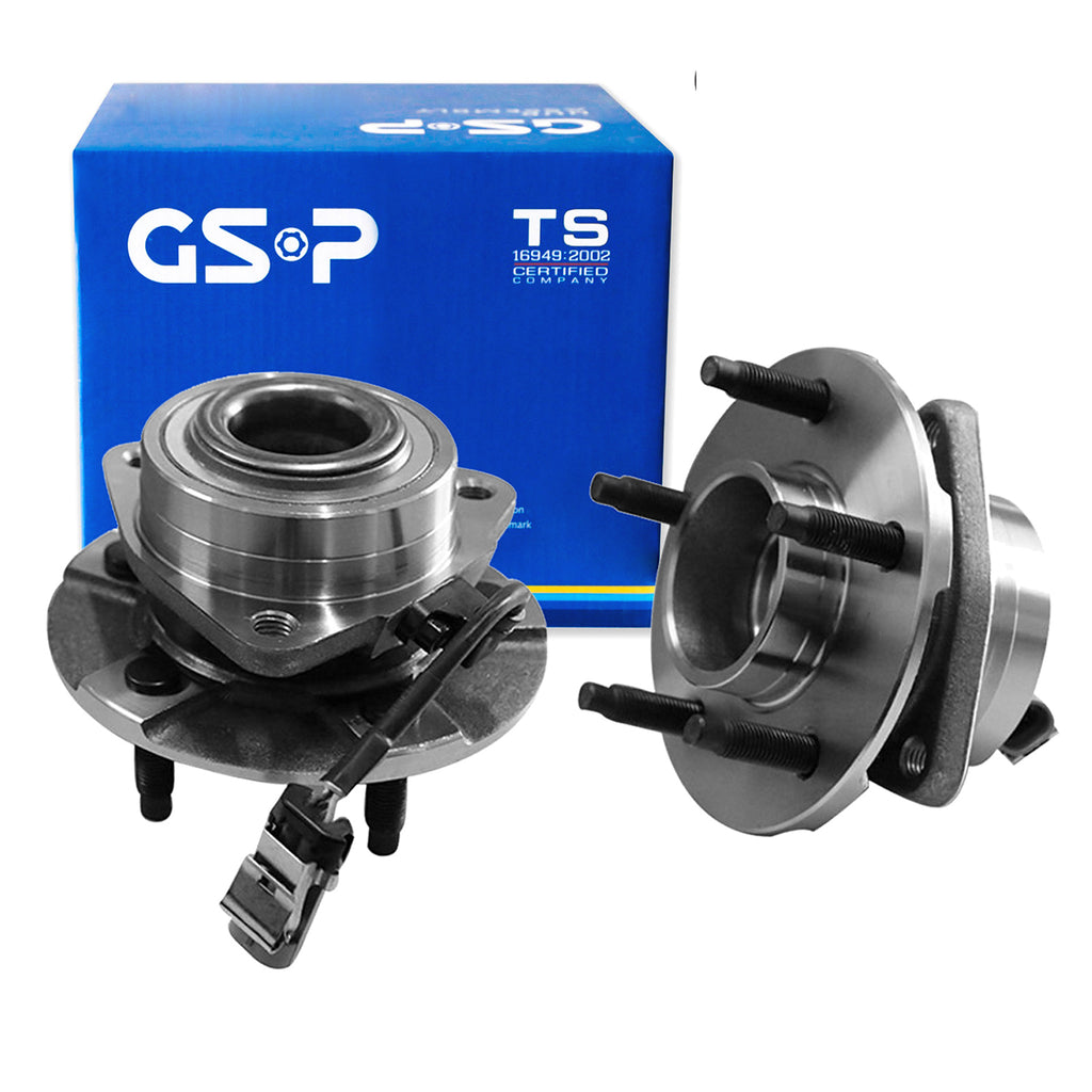 GSP Pair Front Wheel Hub Bearing For 02-07 Chevy Equinox Pontiac Saturn Vue ABS