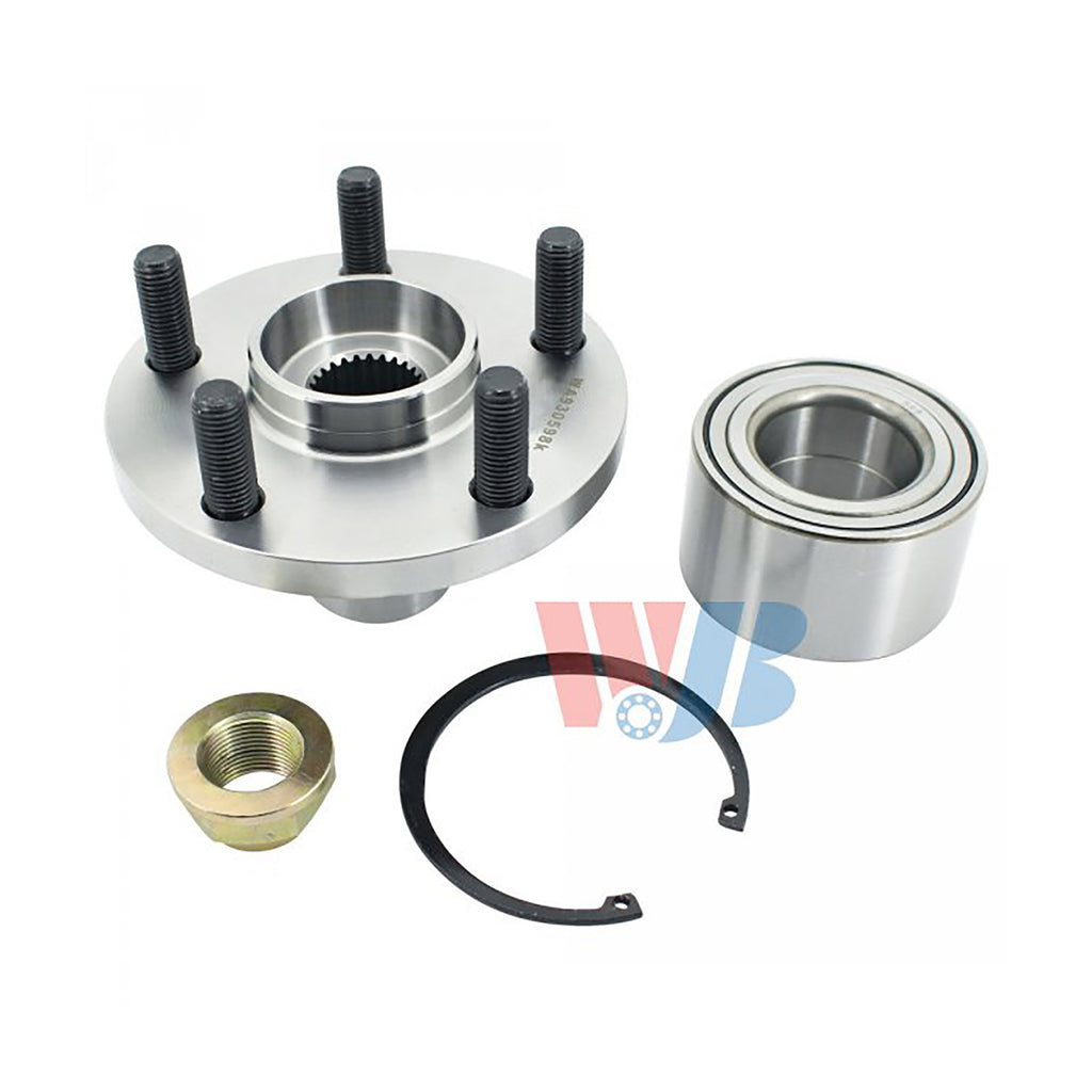 WJB 2 Front Wheel Hub Bearing Assembly Kit Fit Corolla Matrix Celica Vibe