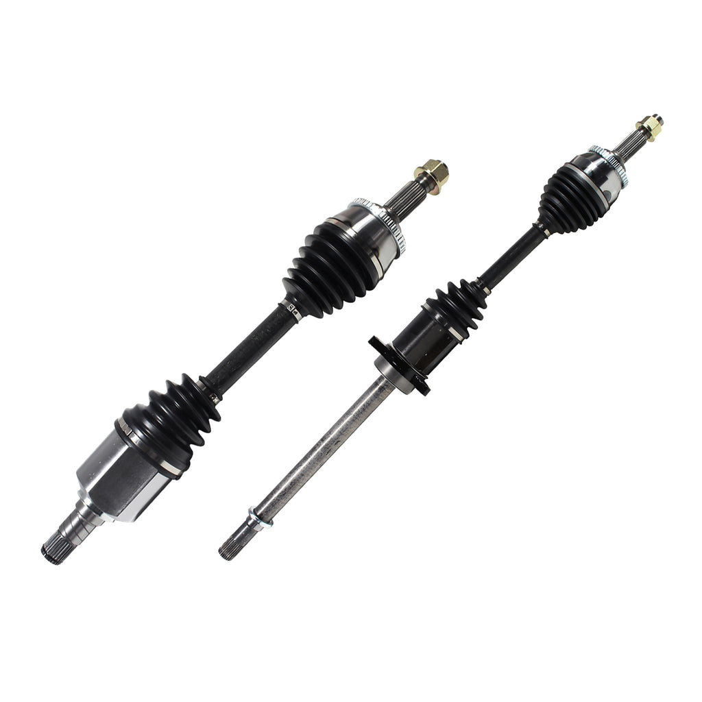 Pair CV Axle Joint Assembly Front For Nissan Maxima Sedan Auto CVT Trans 3.5L V6