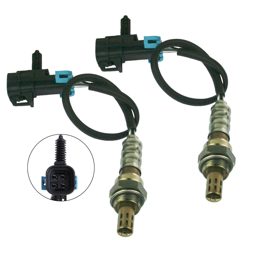 2Pcs Upstream & Downstream O2 Oxygen Sensor For 2014 Chevrolet Equinox