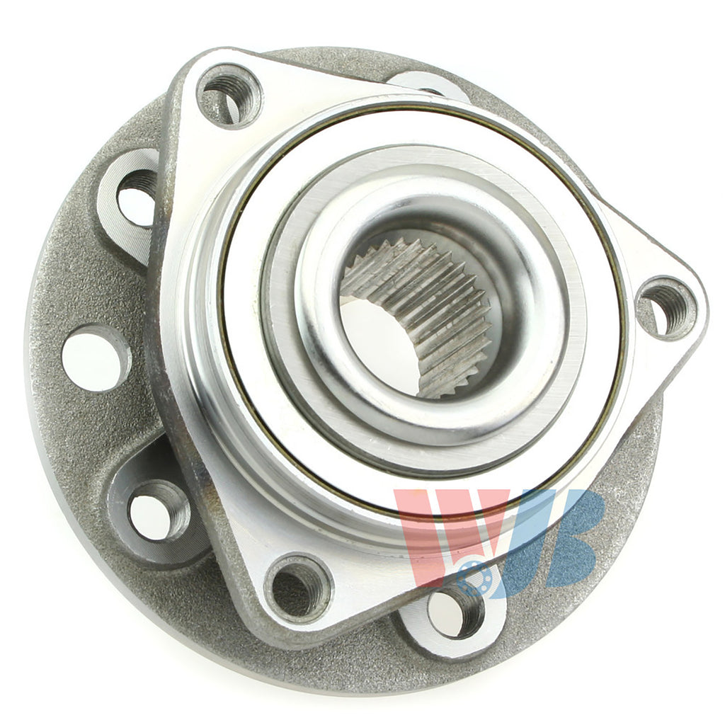 WJB Front Wheel Hub Bearing Assembly For Saab 9-5 2.3L 4 Cyl Turbocharged 09-02