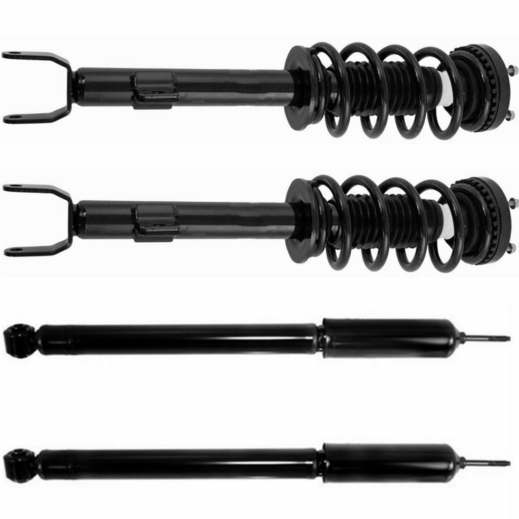 For 2012 - 2017 Dodge Challenger RWD Front Complete Struts & Rear Shocks