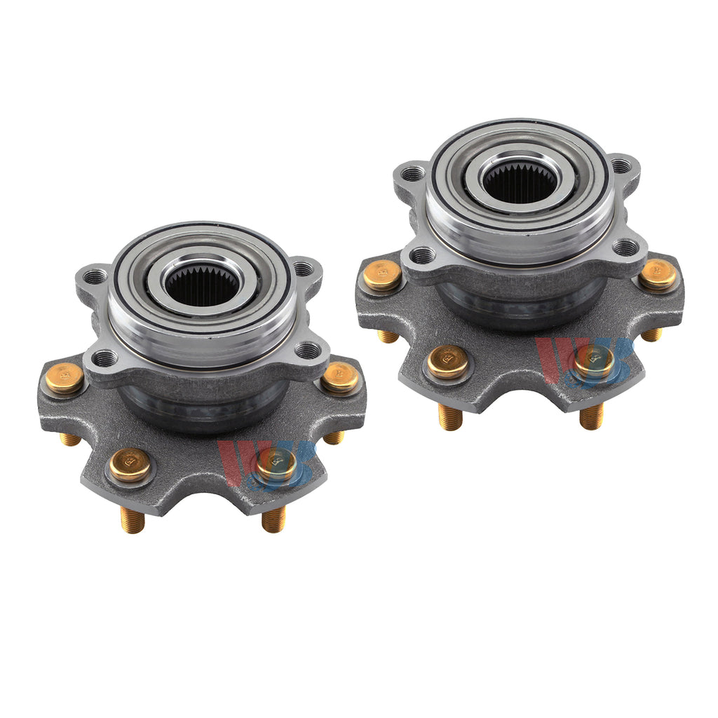 WJB 2 Rear Wheel Hub Bearing Assembly Fit Mitsubishi Montero Limited XLS 06-01