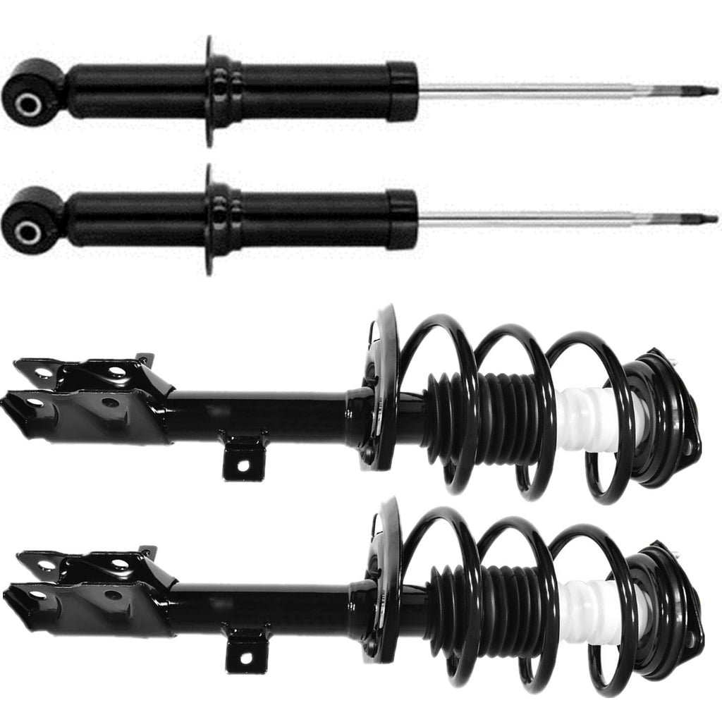 Front Struts Complete Pair Rear Strut For 2008 2009 2010 2011 2012 Dodge Caliber