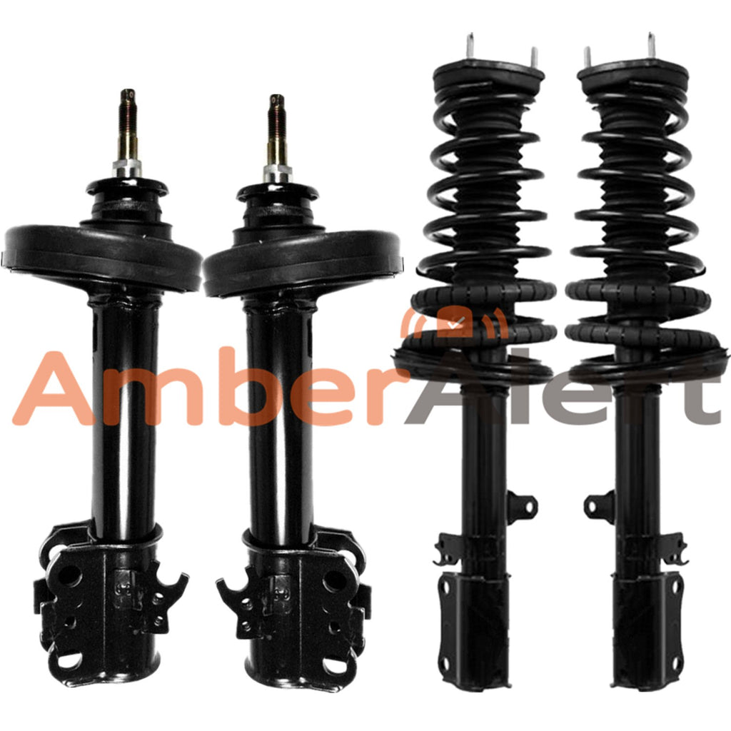 Front Bare Struts + Rear Strut & Coil Spring Assembly For 1992-1994 Toyota Camry