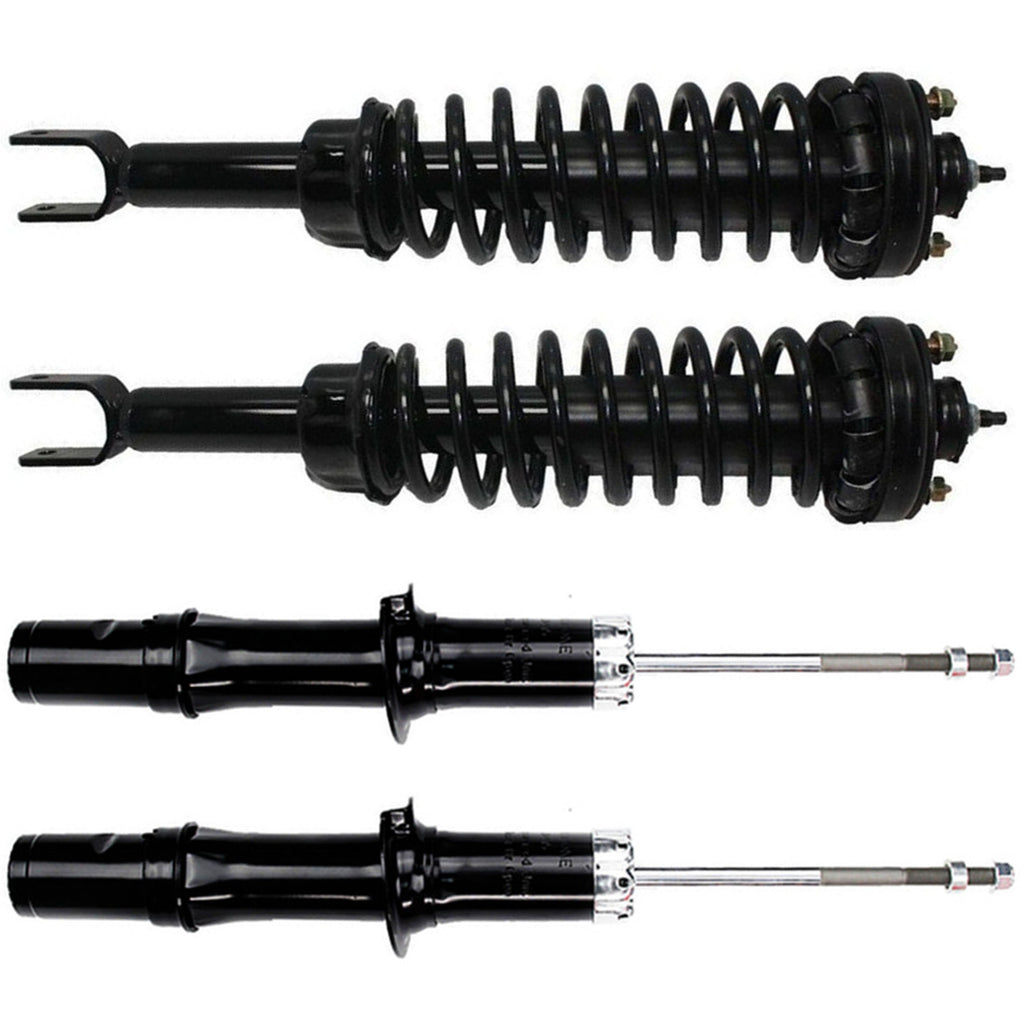 Fits 1999 2000 Dodge Stratus 2X Front Bare Struts 2X Rear Quick Strut Assembly