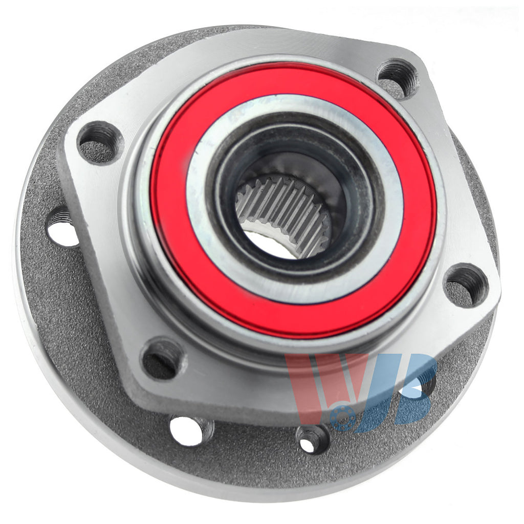 WJB Front Wheel Hub Bearing Assembly For Volvo C70 S70 V70 850 wo/ABS 1994-1998