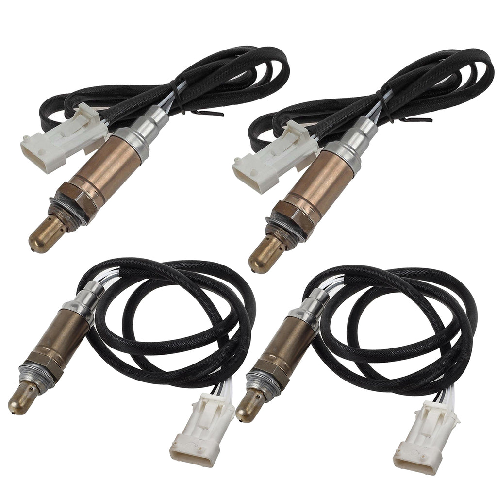 4Pcs Upstream + Downstream O2 Oxygen Sensor For Porsche 911 H6 3.6L 1998-1995