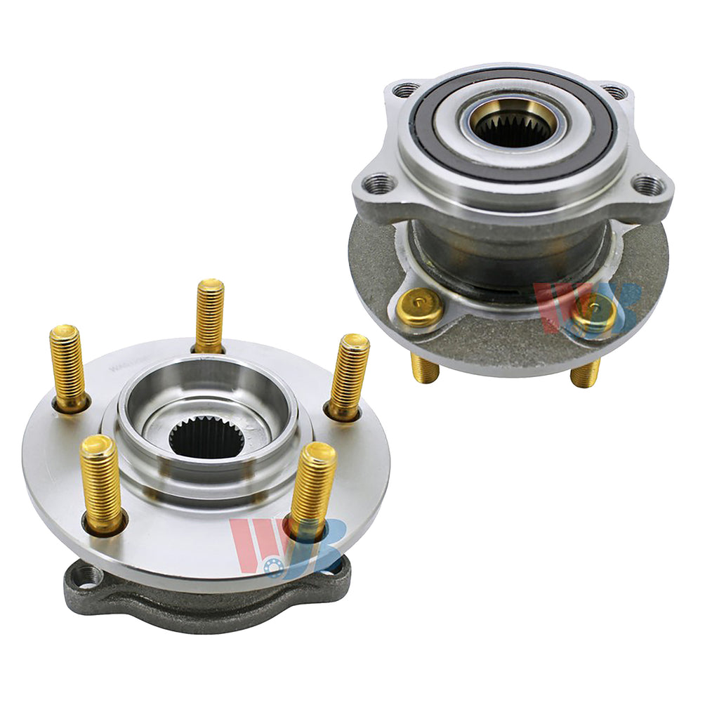 WJB 2 Rear Wheel Hub Bearing Assembly Fit Mitsubishi Outlander 3.0L 6 Cyl 07-13