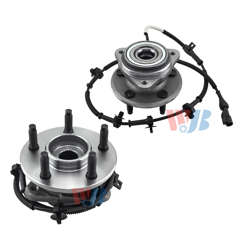 WJB 2 Front Wheel Hub Bearing Assembly Fit Ford Ranger Mazda B4000 4WD 00-02