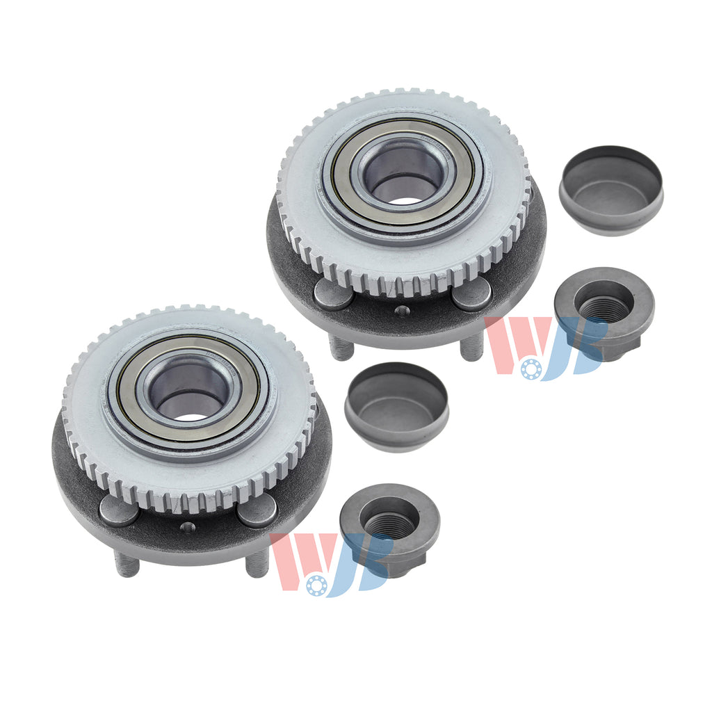 WJB 2 Front Wheel Hub Bearing Assembly Fit Volvo 960 S90 V90 Base 95-98