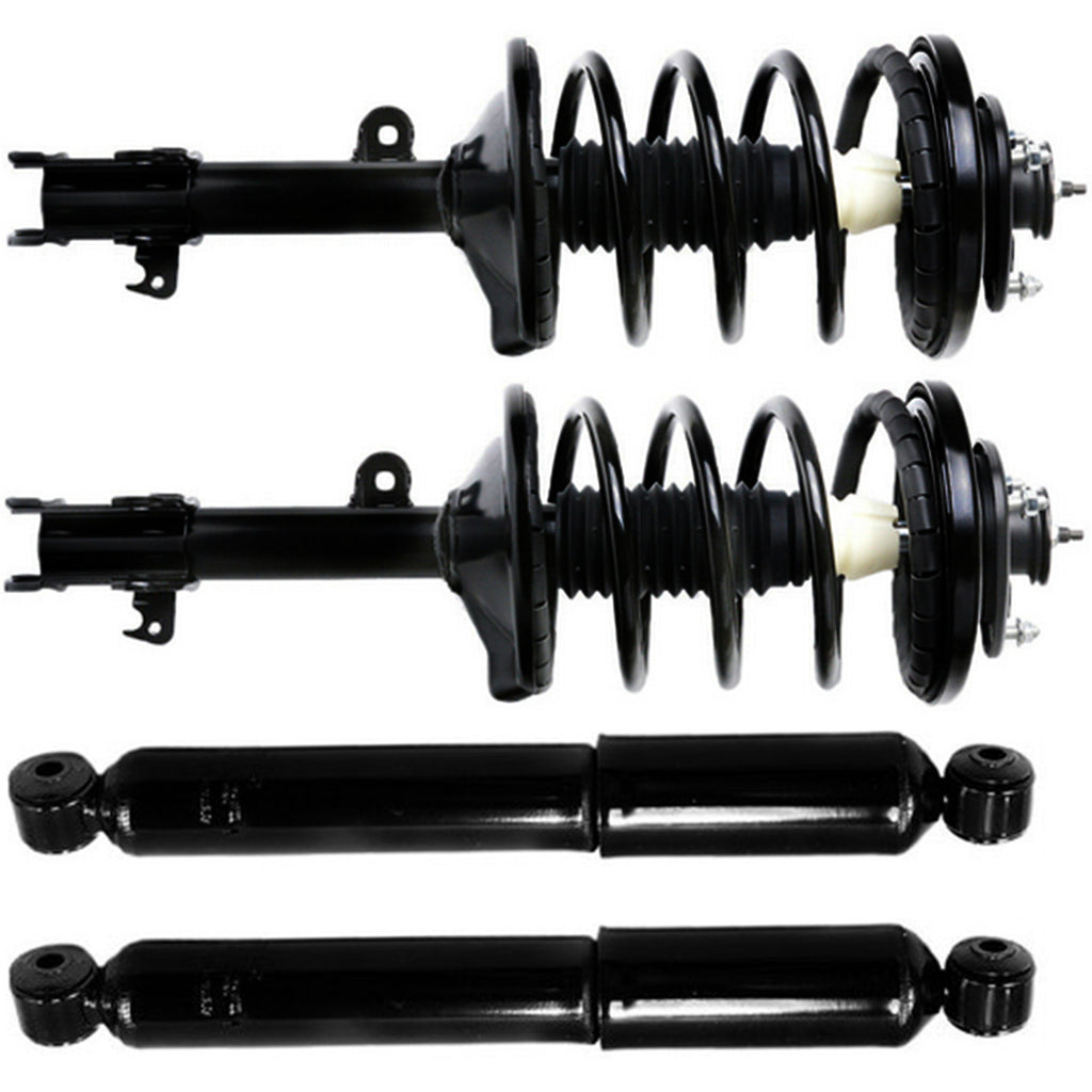 For 2006 2007 2008 Honda Pilot FWD Front Rear Pair Complete Shocks & Struts