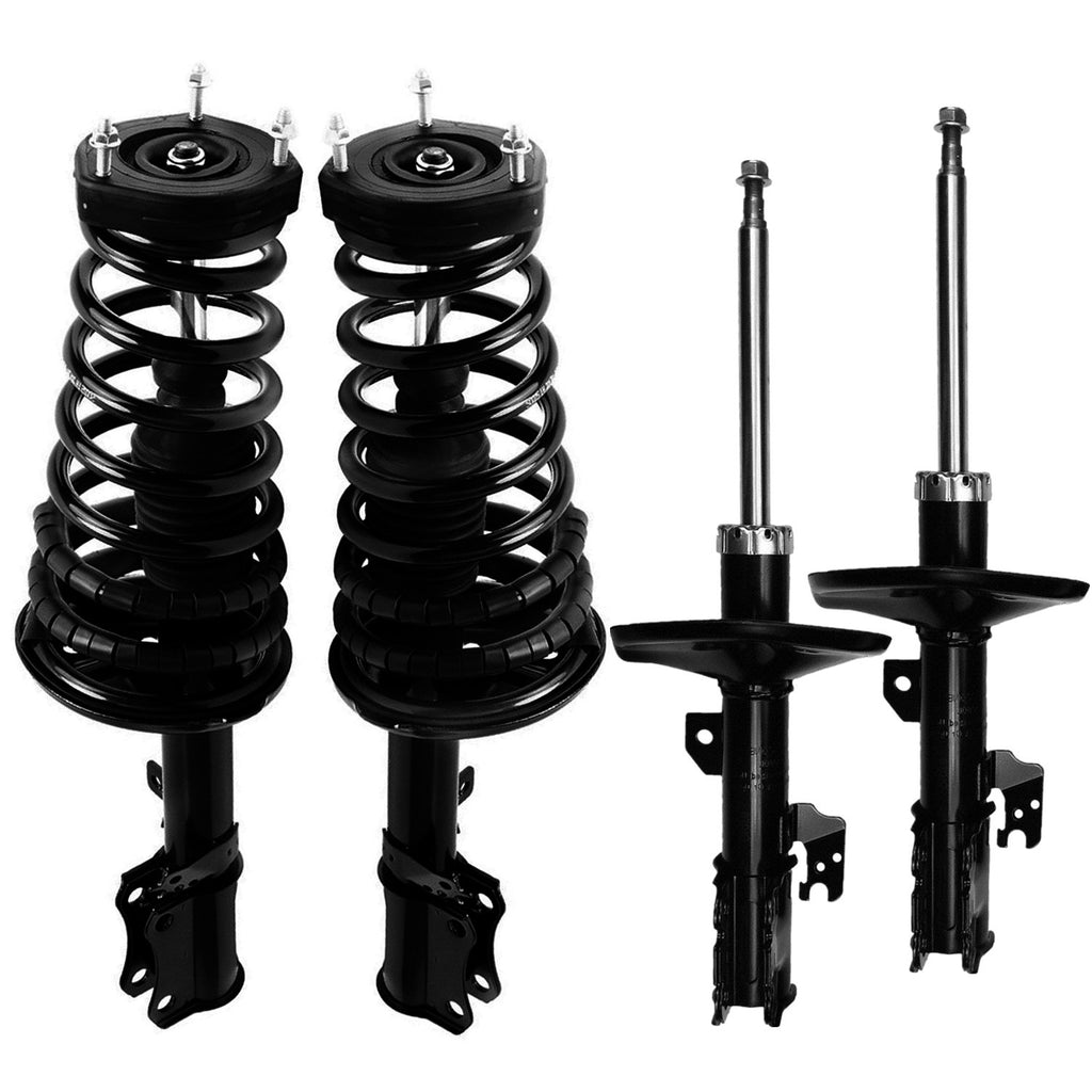 2 Front Struts & 2 Rear Struts Assembly For 2002 2003 Toyota Camry Lexus ES300