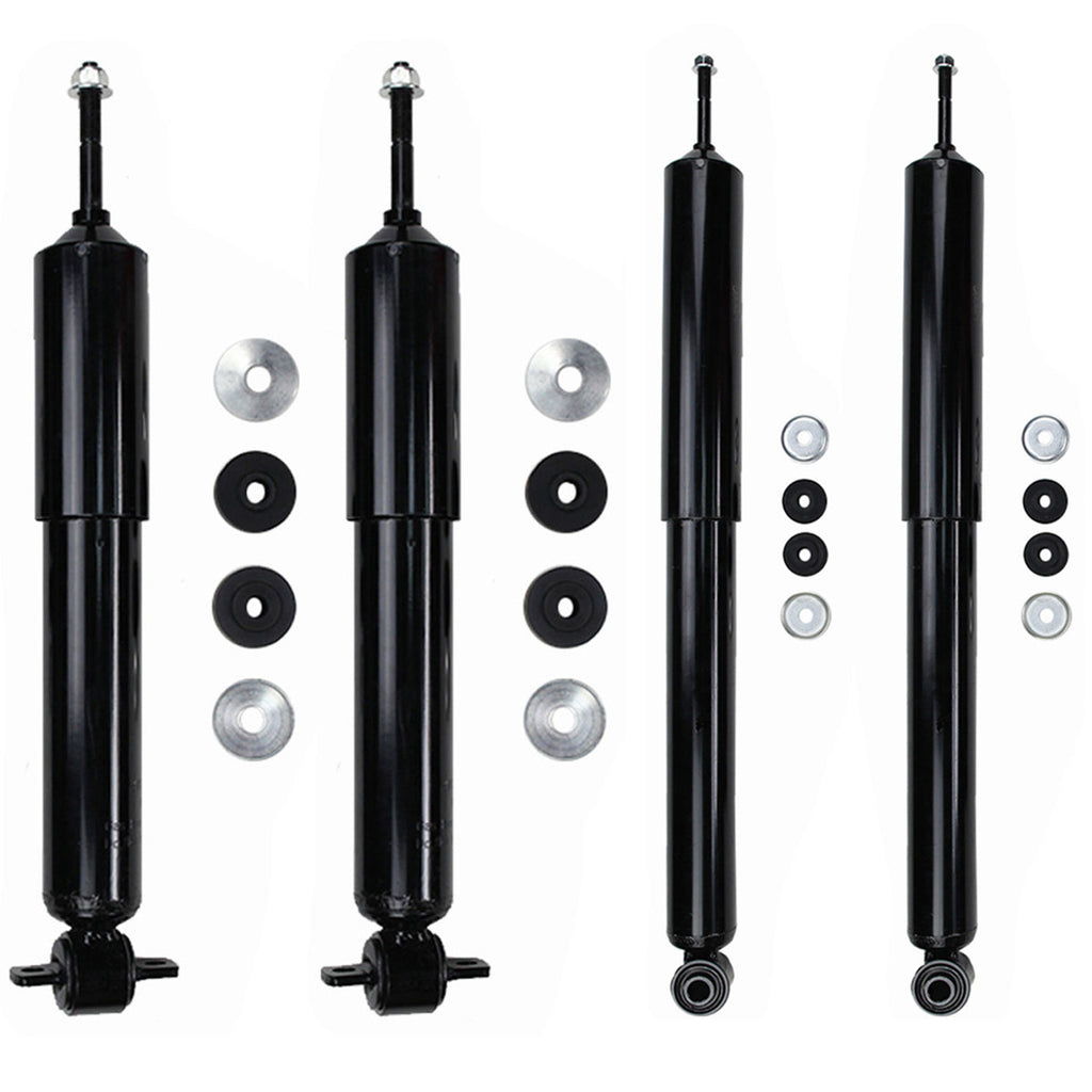 Front & Rear Shock Absorbers For 2000 - 2003 Ford F-150 RWD W/ 7700 GVW Package