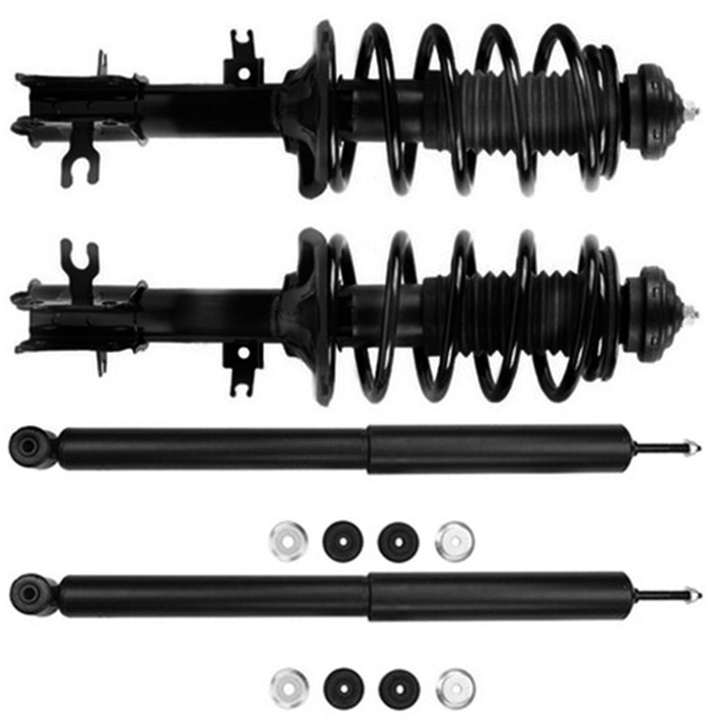 For 2004 - 2012 Chevy Aveo 2009 Pontiac G3 Front Complete Struts + Rear Shocks