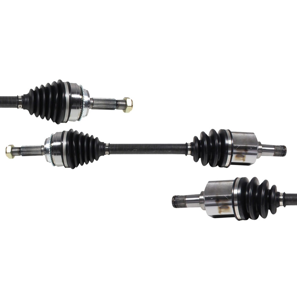 Front LH RH Pair CV Joint Axle Assembly For Mitsubishi Outlander LS FWD 2.4L I4